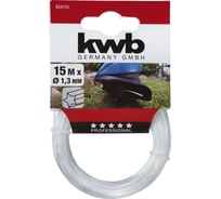 Леска для триммера kwb 1.3 мм, 15 м, нейлон, профиль звезда 654113