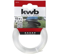 Леска для триммера kwb 1.6 мм, 15 м, нейлон, профиль звезда 654116
