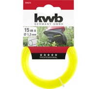 Леска для триммера Profi kwb 1.3 мм, 15 м, нейлон, профиль круг 654213