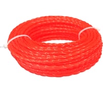 Леска (2 мм; 15 м; витой квадрат) для триммера vertextools YK-777-2-15