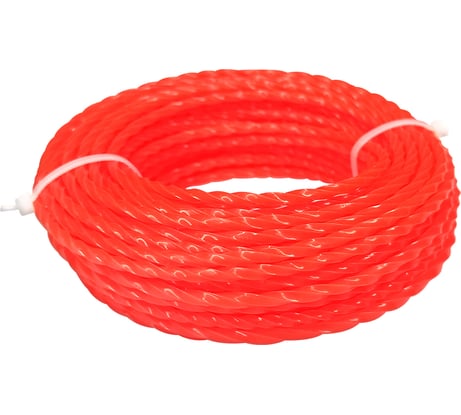 Леска (2 мм; 15 м; витой квадрат) для триммера vertextools YK-777-2-15