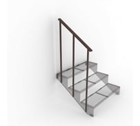 Перила к крыльцу на 3 ступени прямые Универсал, ПВЛ серия ARSENAL AVANT АрсеналЪ AR18G7138H9-06