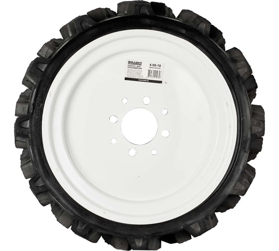Колесо цельнолитое 4.00-10 для культиватора BRADO 00-00020871 1