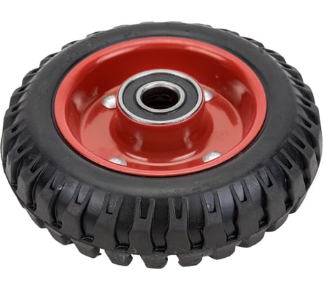 Колесо тяжелогрузное Tech-Krep D160 сталь, протекторн. резина, шарикоподшип. накл. 151213