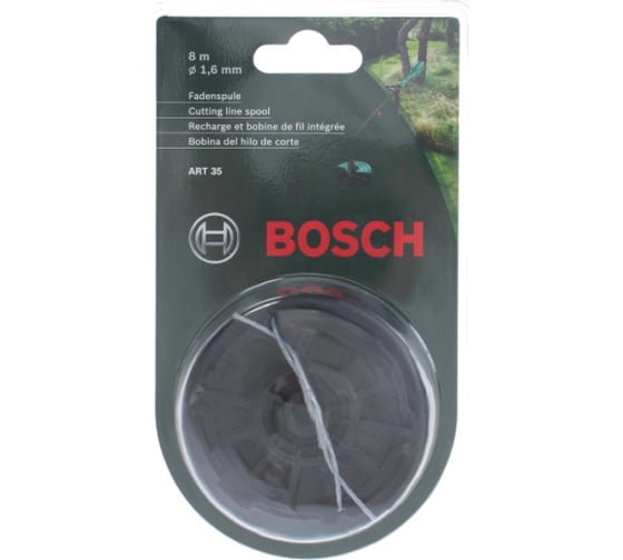 Шпулька (8 м; 1.6 мм) для триммера ART 35 Bosch F016800345