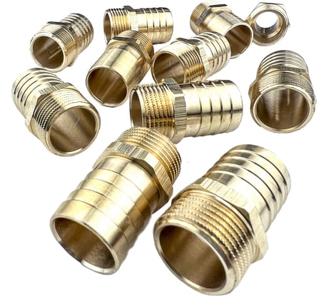 Штуцер для шлангов Профитт 10 шт, НР 3/4" х 25 мм 9274467