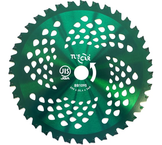 Нож для мотокосы TUSCAR BB1095, Professional, 255x25.4x36P, Top Super Strong, JIS 1031095112-36-2 1