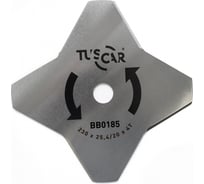 Нож для мотокосы TUSCAR BB0185, Professional, 230x25.4/20x2.0x4T, Multi 1030185421-4-2