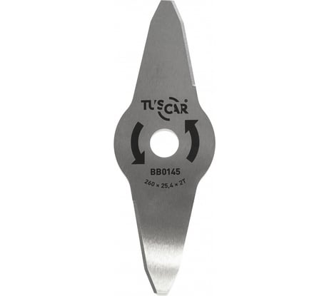 Нож для мотокосы TUSCAR BB0145, Professional, 260x25.4x2.0x2T, Multi 1030145419-2-2