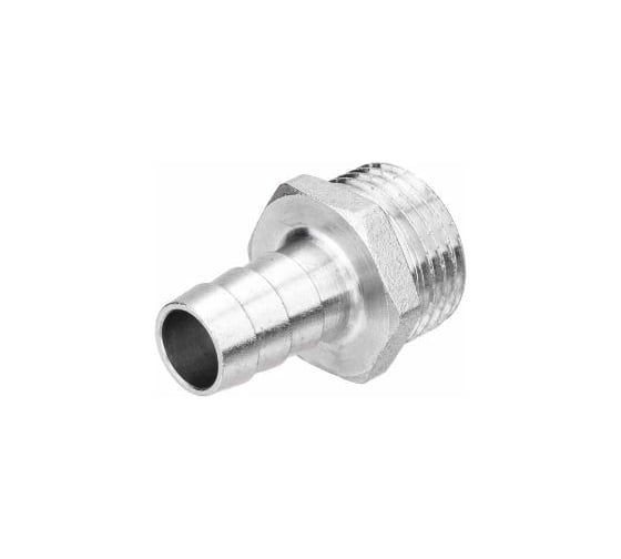 Штуцер под шланг с наружной резьбой (12 мм; 1/2") AQUALINK (Цена за упаковку 10 шт.)  арт. 02694