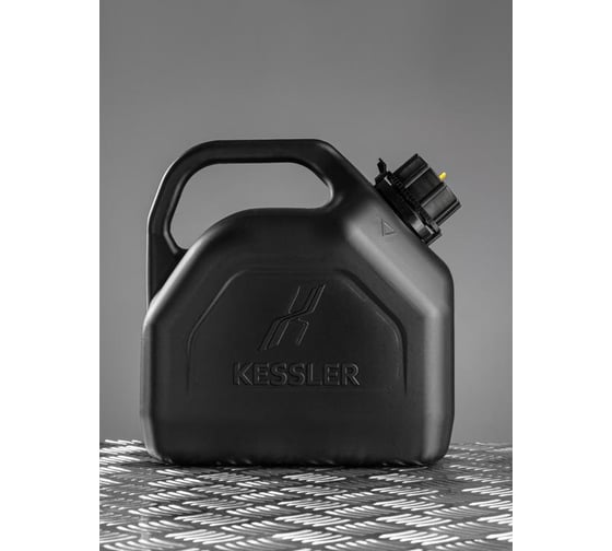 Канистра ГСМ Black Kessler черная с желтой крышкой 5 л Oktan KGA1-02-06
