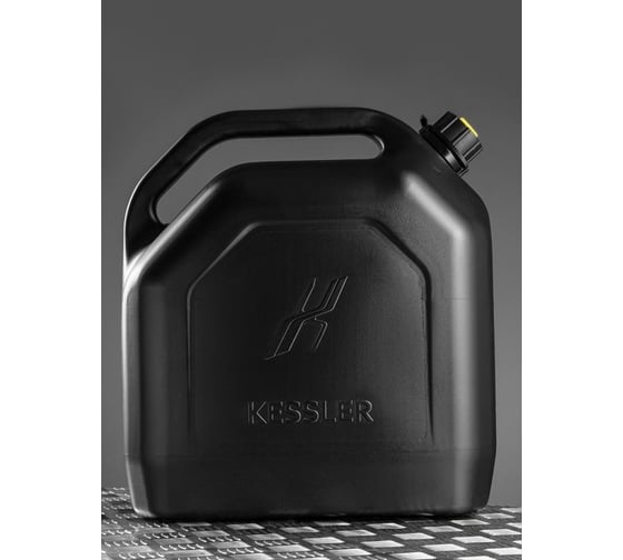 Канистра ГСМ Black Kessler черная с желтой крышкой 25 л Oktan KGA1-02-09