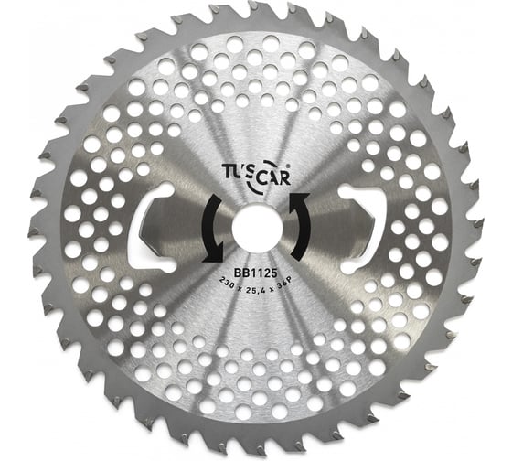 Нож для мотокосы TUSCAR BB1125, Professional, 230x25.4x36P, Strong Аnti-tangle 1031125111-36-2 1