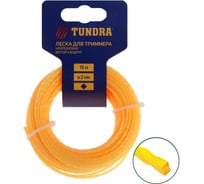 Леска (2 мм; 15 м; нейлон; сечение витой квадрат) для триммера TUNDRA 5443156