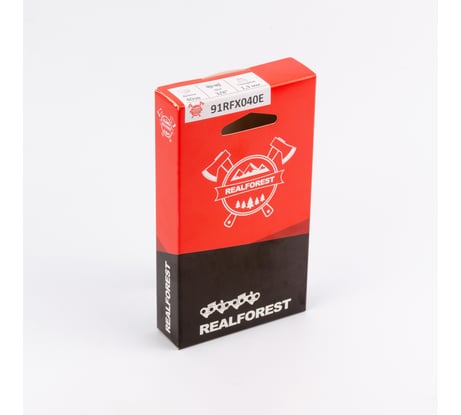 Цепь пильная RealForest Low Profile Super Chisel, шаг 3/8, толщина 1.3мм (0.050), 40 звеньев 91RFX040E