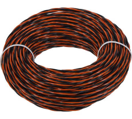 Леска для триммера двухкомпонентная перекрученная Leonord Шахматы 3,0 мм х 15 м, квадрат 990641