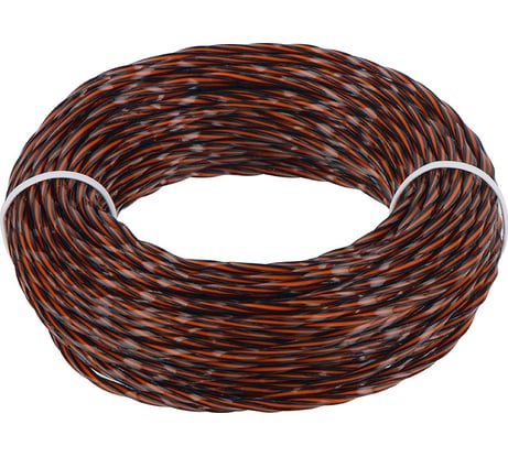 Леска для триммера двухкомпонентная перекрученная Leonord Торнадо 2,4 мм х 15 м, квадрат 990643