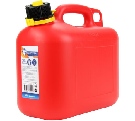 Канистра с заливным устройством для топлива 5 л, пластик Nova Bright 47621