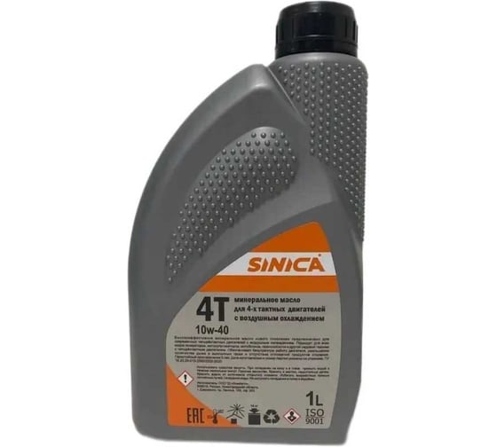 Масло минеральное SINICA 10-40, 4-х тактное, 1 л 100080