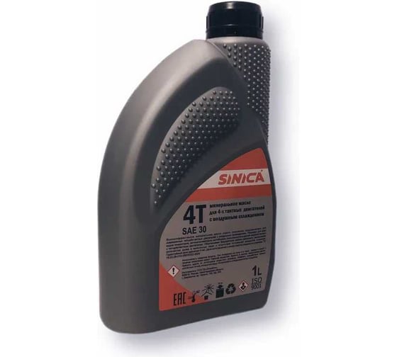 Масло минеральное SINICA SАЕ30, 4-х тактное, 1 л 100071
