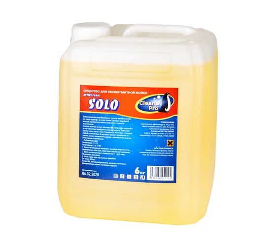 Автошампунь для бесконтактной мойки SOLO 6 кг Clean&pro 1108