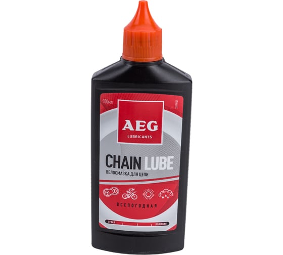 Смазка для цепи всепогодная 100 мл	AEG Lubricants 33179