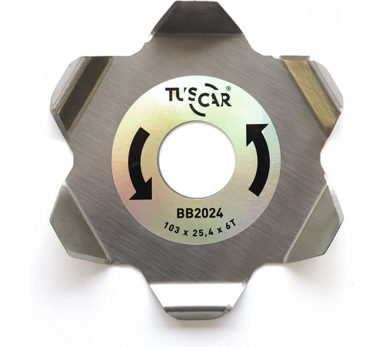 Насадка для ножей TUSCAR BB2024, Premium, 103x25,4x6T, Аnti-tangle 10320249110-6-2 1