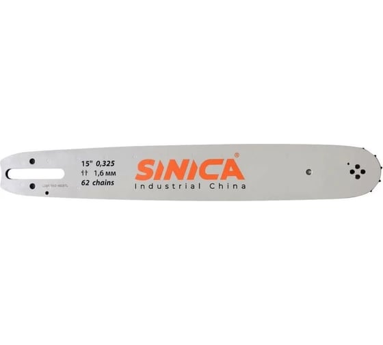 Пильная шина для бензопил Sinica 153SLGD025 15, 1.6мм 100083