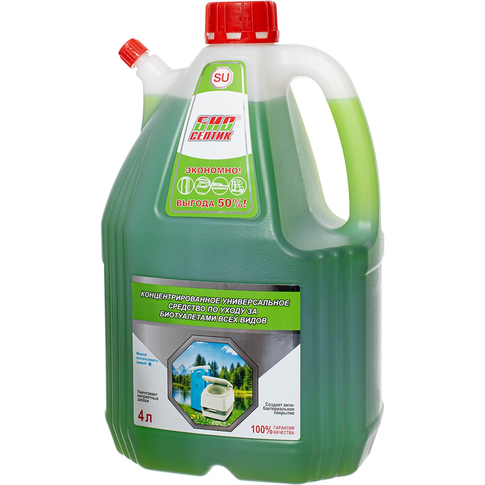 Универсальное средство по уходу за биотуалетами всех видов 4 л ...