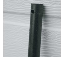 Черенок алюминиевый ООО Агростройлидер ф32x1мм, 1000мм, черный муар, с v-ручкой премиум цветная в сборе СНЕГ-07.15.43