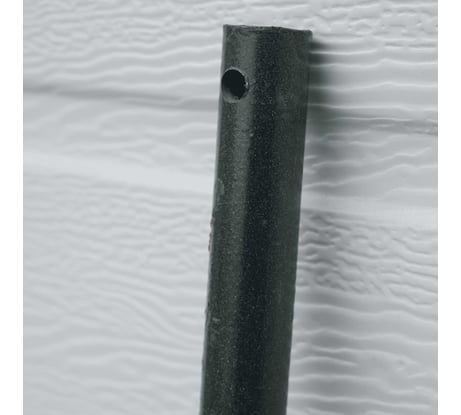 Черенок алюминиевый ООО Агростройлидер ф32x1мм, 1000мм, черный муар, с v-ручкой премиум цветная в сборе СНЕГ-07.15.43