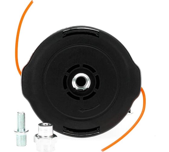 Катушка (головка) Diamond Industrial для триммеров М10х1.25 LH левая резьба тип Т25 + 2 адаптера DIDTRKAT7