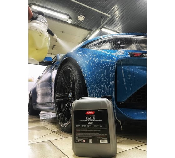 Суперсильный автошампунь при стойких загрязнениях DETAILER WEST 22.5 кг SHIMA 4603740920568