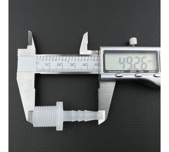Коннектор Профитт НР 3/8x6 мм, белый, пластик, 5 шт. 0340500-RCS