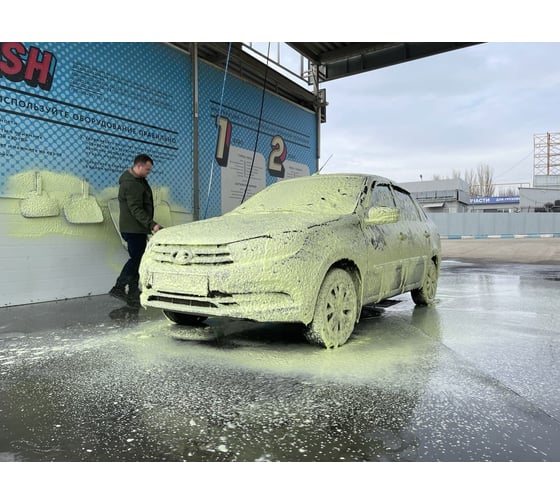 Автошампунь DETAILER YELLOW с эффектом желтой сухой пены 5 кг SHIMA 4603740921206