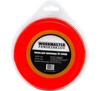 Леска для триммера WorkMaster круг, 2.4 мм, 43 метра, блистер ЛТ-2443A