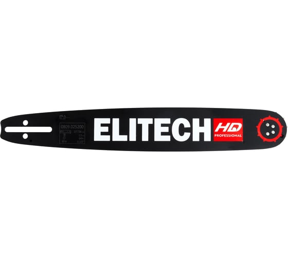 Пильная шина Elitech 15/38 см, шаг-0.325, паз-1.5 мм, 64 хв 0809.025200 HD 209358 1