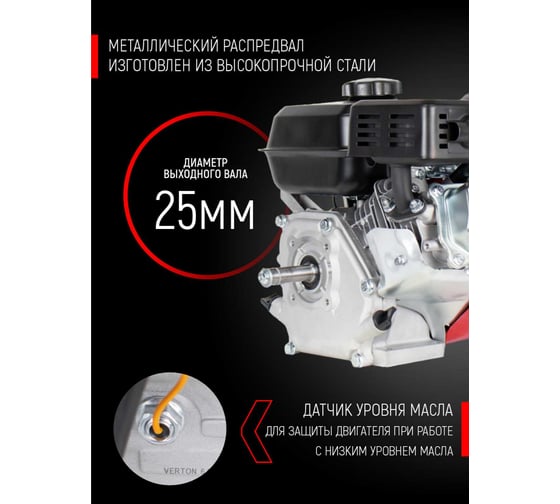 Двигатель GARDEN BS-390 9.5 кВт/13 л. с. VERTON 01.5985.8654
