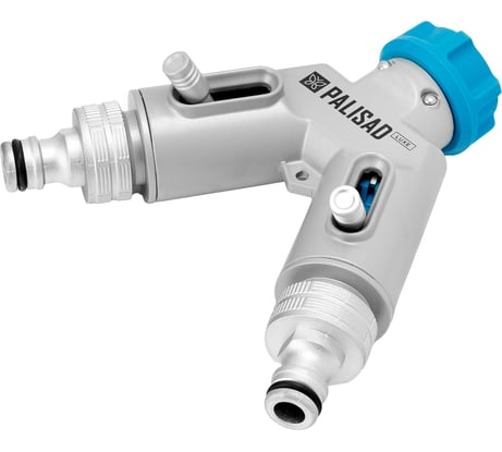 Разветвитель двухканальный PALISAD с внутренней резьбой 3/4,алюминий, LUXE 65832