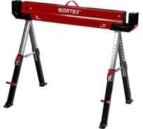Козлы строительные регулируемые WORTEX SAS 1180 макс 590 кг, высота 617-815 мм, длина 1085 мм 1335861