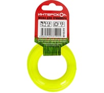 Леска для триммеров Интерскол Квадрат 1.6 мм, 15 м 93102.016