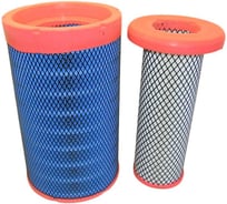 Фильтр воздушный ТСС двойной цилиндрический (глухой торец) YC4A180L-D20 (Ф1-222x184x383/Ф2-184x87x360) 031751