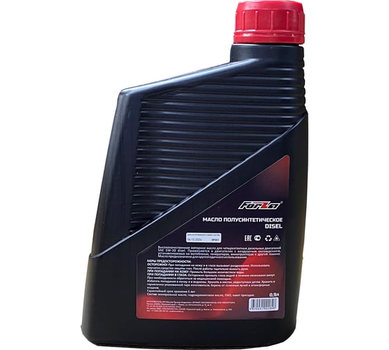 Масло моторное 4-тактное полусинтетическое FORZA DISEL 0,9л SAE 5w30 API CF FZ05.01.02.017