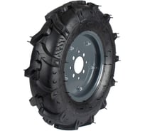 Колесо ПОЛЕСАД к МОТОБЛОКУ 5.00-10, Елочка, диск 4 отверстия (2/36) 023680