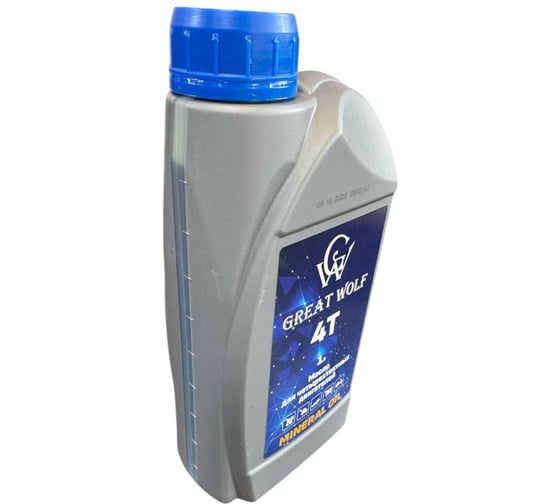 Масло Great Wolf для четырехтактных двигателей 4T Mineral Oil 1 л GWM-T4