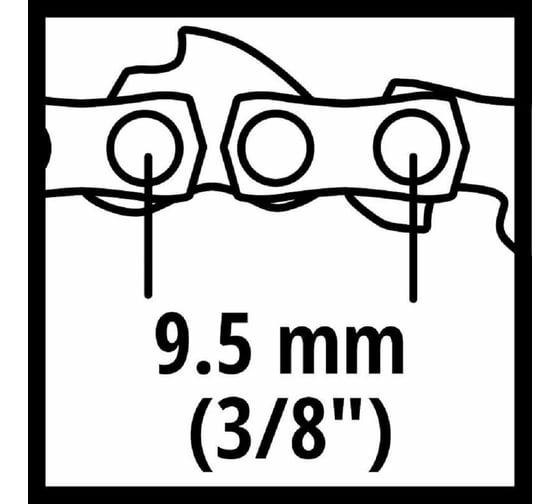 Пильная цепь для GC-EC 7520 T Einhell 20cm 16Z, 4500124