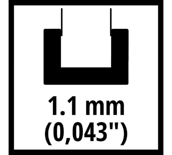Шина для GC-EC 7520 T Einhell 20cm 1,1 SP7, 4500154