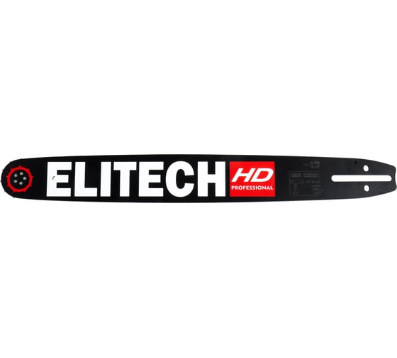 Пильная шина Elitech 20/51 см, шаг-3/8, паз-1.5 мм, 72хв 0809.025500 HD 209361