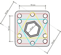 Вал для фрез SKIPER 200мм x 23 мм (1 съемная секция) 00-00007995