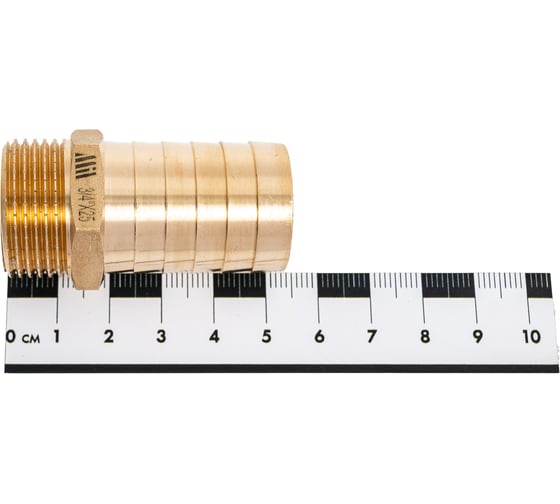 Штуцер для шлангов Millennium 3/4" х 25мм с наружной резьбой LSM3425